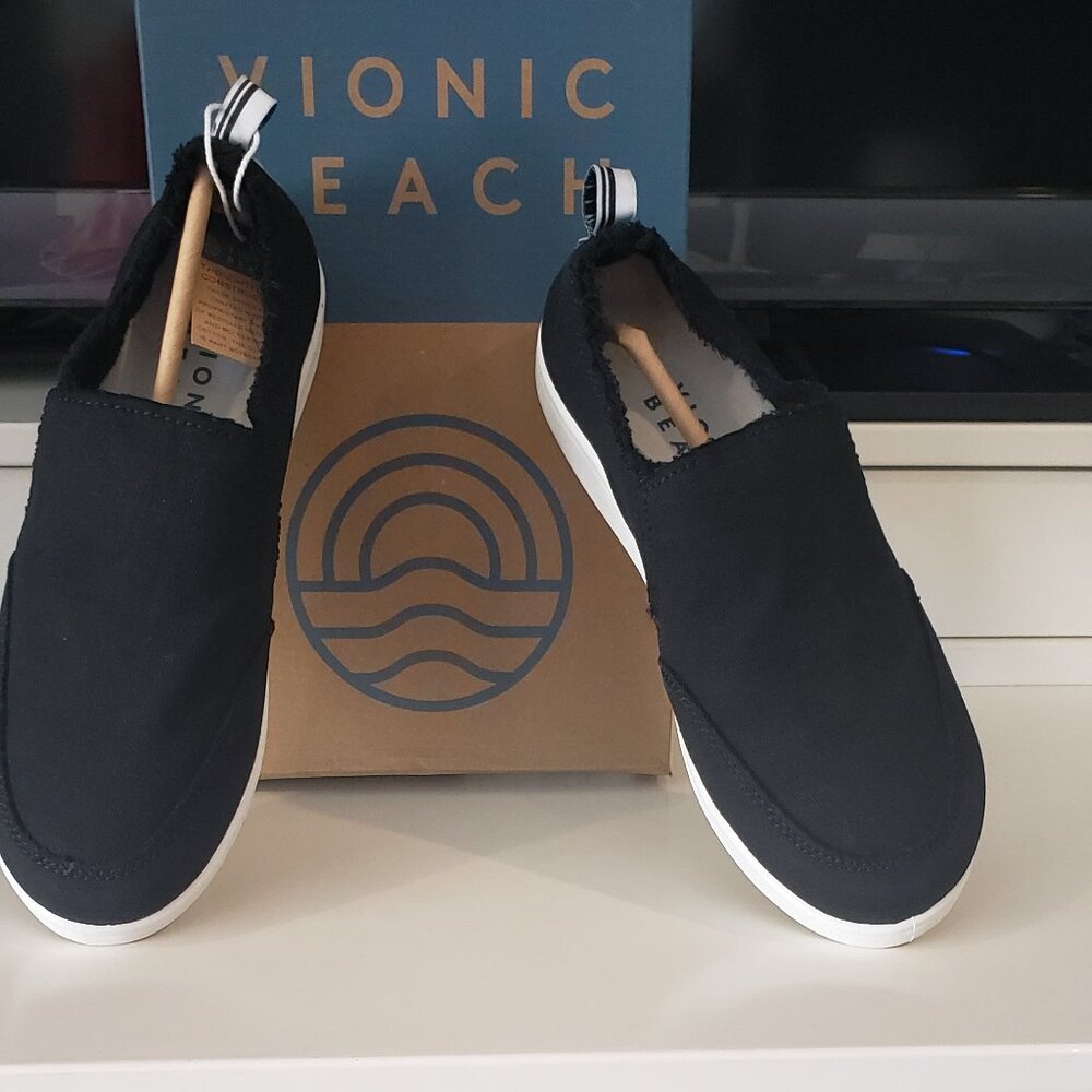 New: Vionic Beach Malibu Slip on Sneaker: Canvas Sz. 6.5 - Picture 3 of 7
